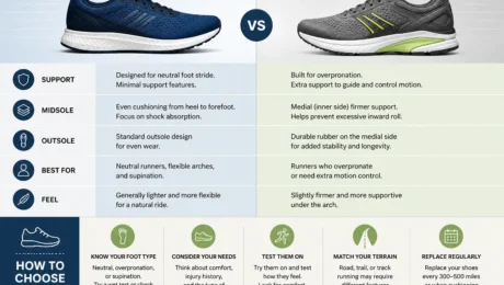 Neutral vs Stability Running Shoes: Key Differences and How to Choose